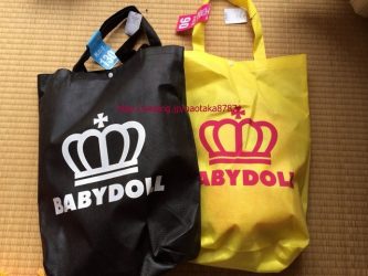 過去に購入した子供服の福袋のトートバッグ