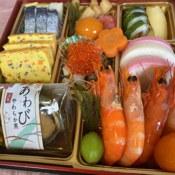 あわびが個包装されていてアワビ担当の家族がよろこんでた