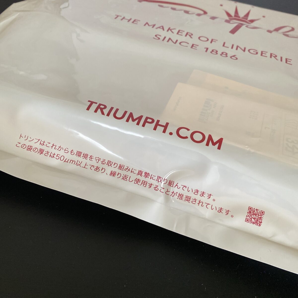 トリンプ福袋はショップバッグにつつまれていたよ