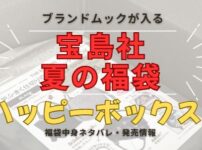 宝島社のハッピーボックスB夏福袋中身ネタバレ