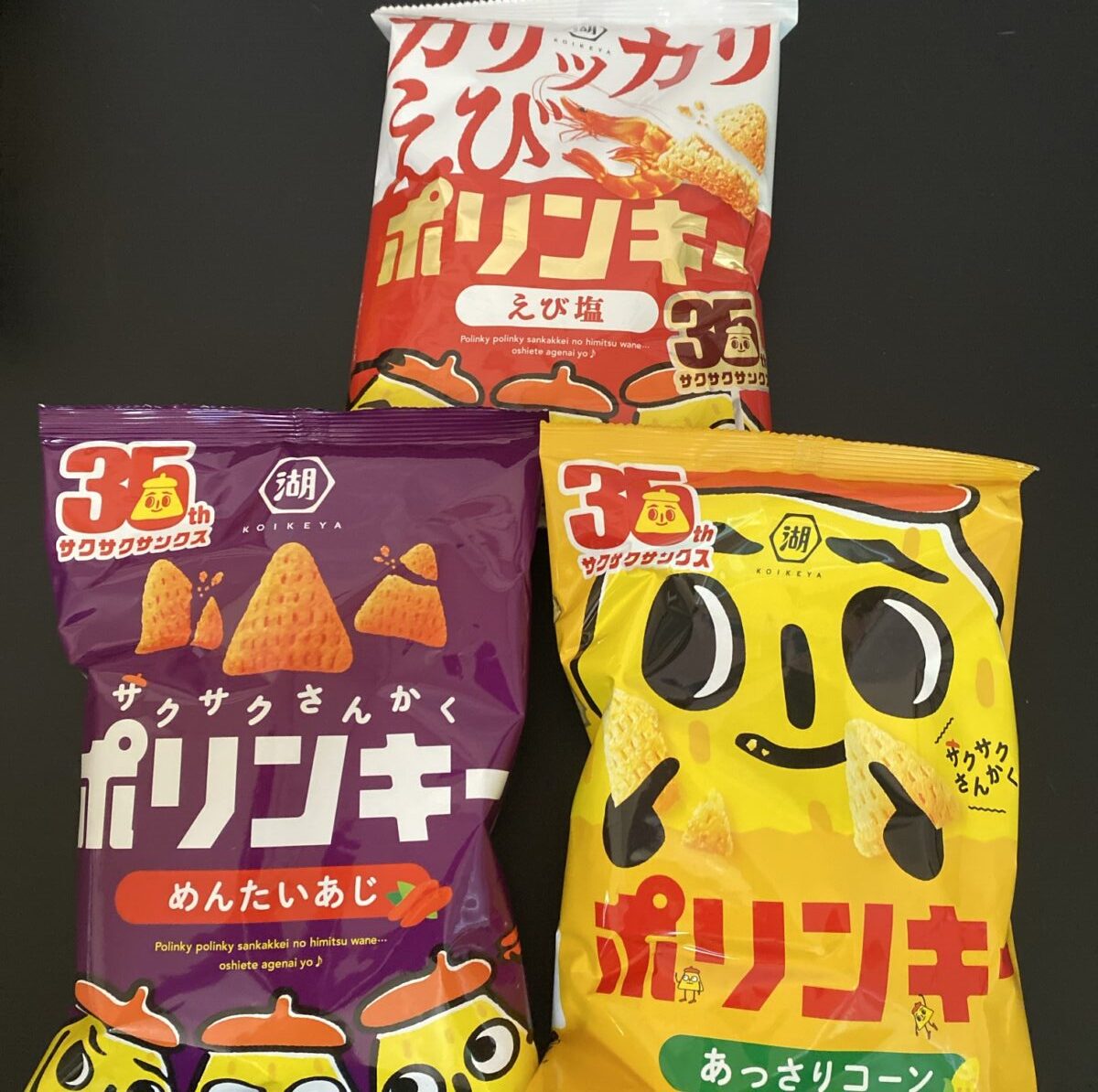 湖池屋のポリンキー3種類福袋に入っていた