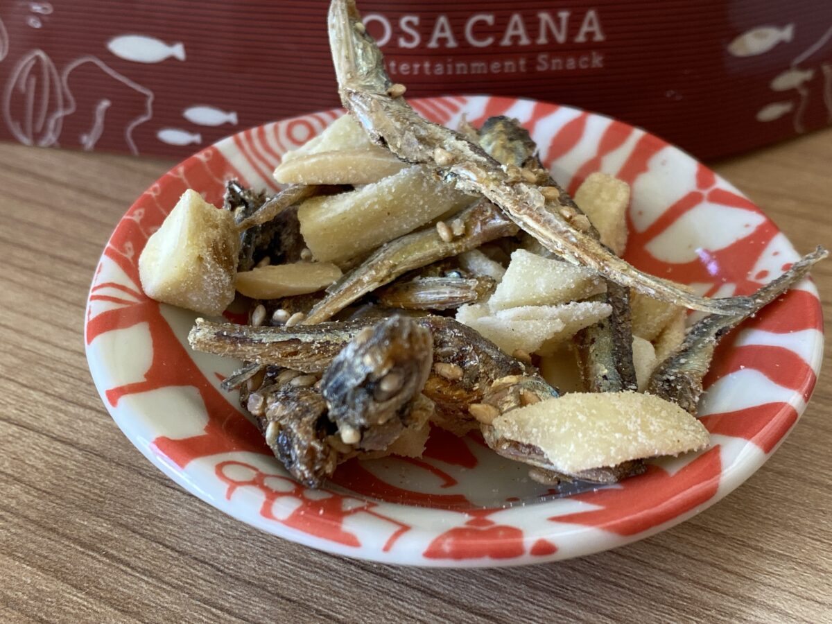 サツマイモのフリーズドライが入ったオサカーナおいしい