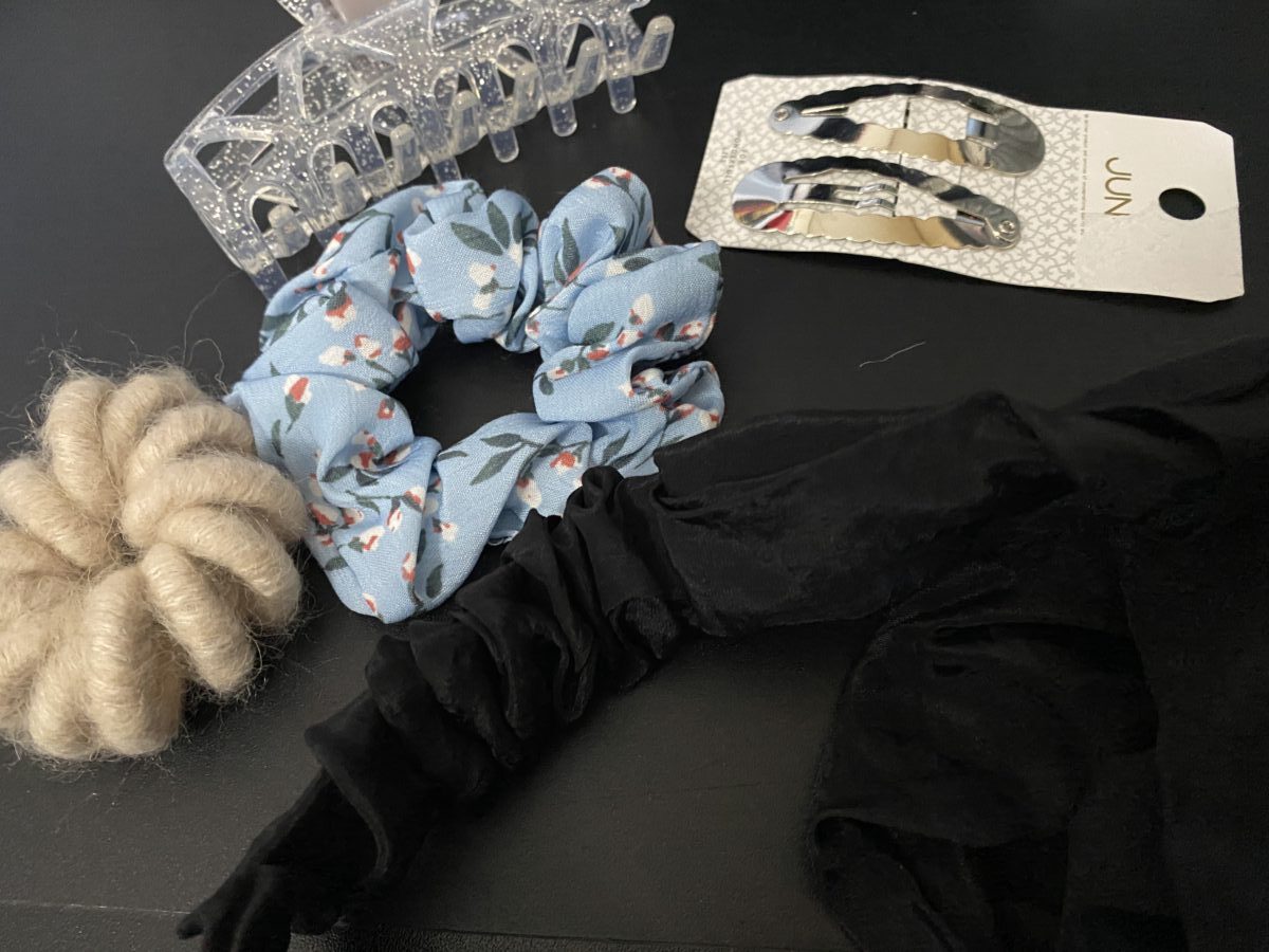 ヘアアクセサリーがいろいろはいってた