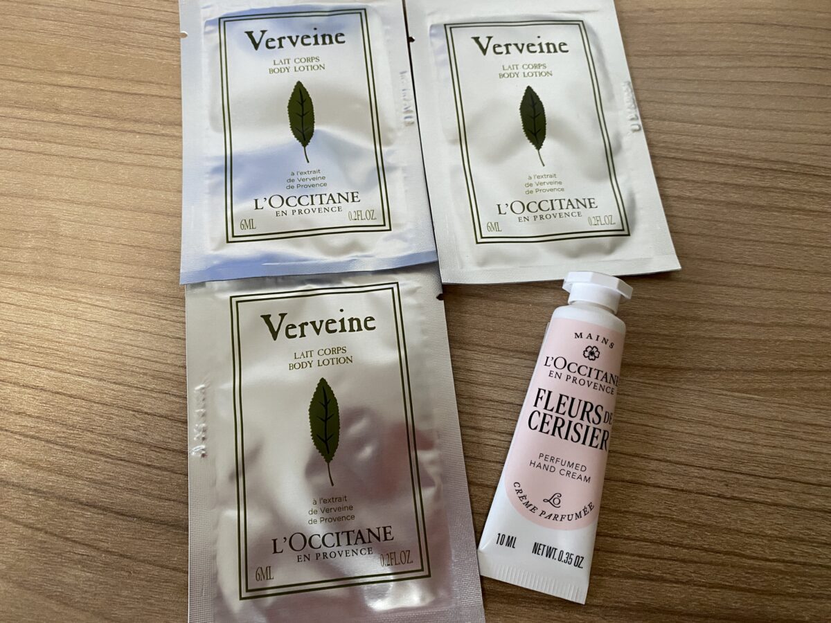 AmazonコレクションBOXに入っていたロクシタン