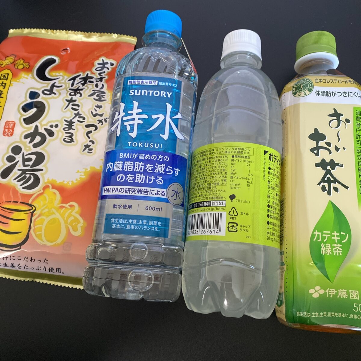 カワチ薬品福袋の飲み物たち