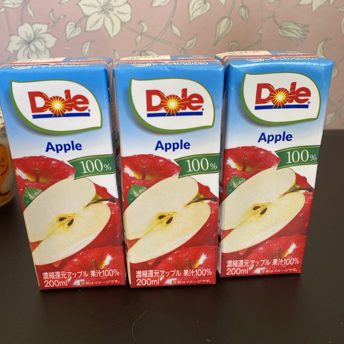 リンゴジュースが福袋に入っていた