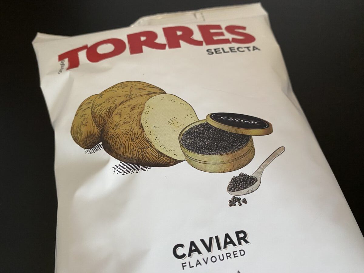 キャビア風味の高級ポテトチップスにはキャビアがはいってなかった