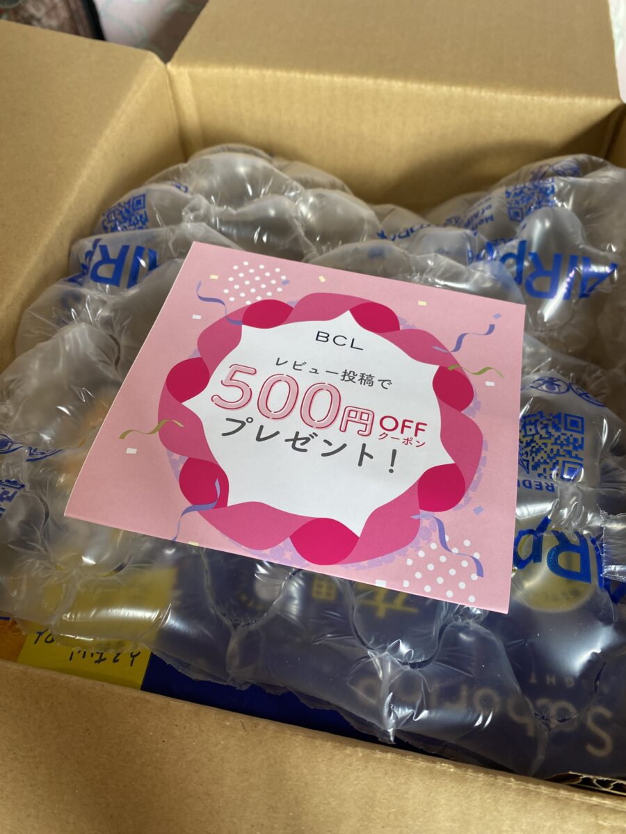 サボリーノ福袋に入っていた案内