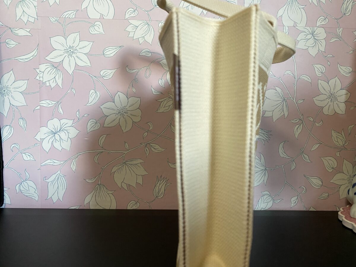 ココスのニットバッグ横かわ