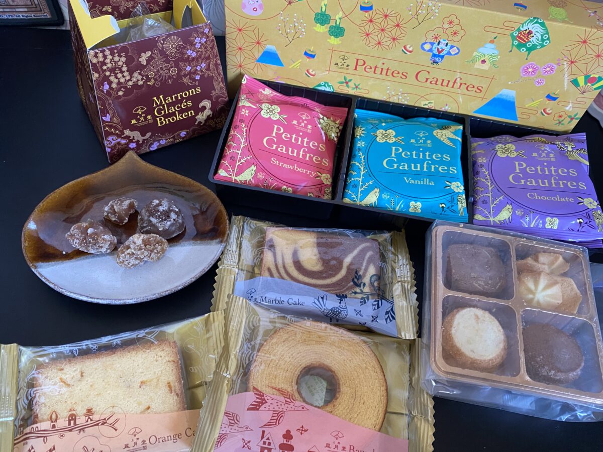 上野風月堂福袋に入っていたお菓子たち