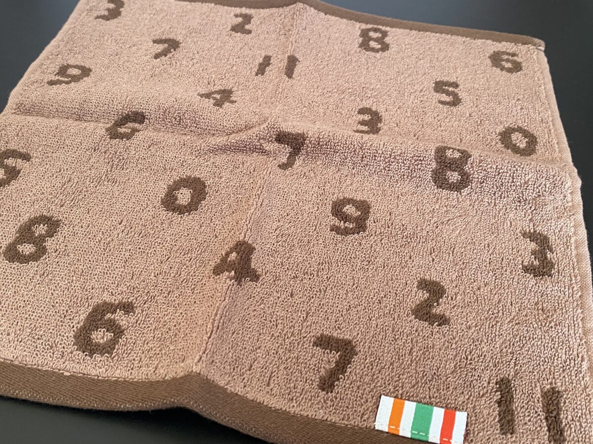 京都のテキスタイルブランド「SOU・SOU」とのコラボレーションハンドタオルがセブンイレブン福袋に入っていた