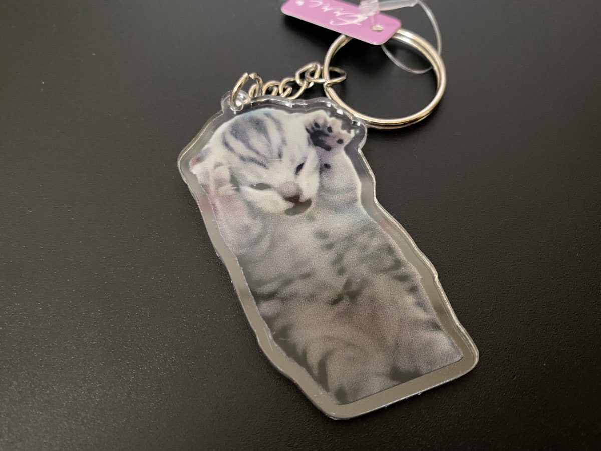ねこミームキーホルダー