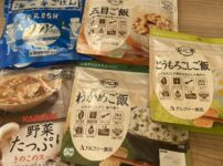 非常食福袋の中に入っていた食品たち
