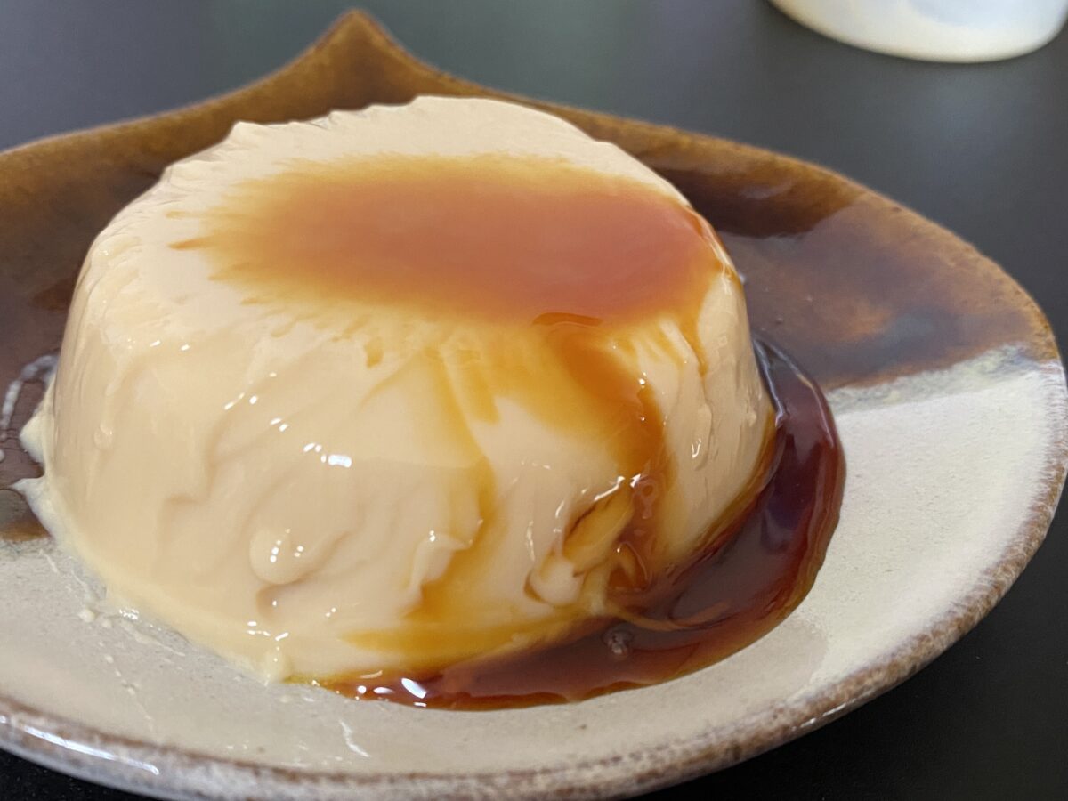 烏鶏庵のプリン