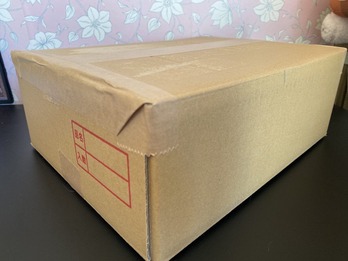 八庵(はちあん)福袋を購入!届いた段ボール