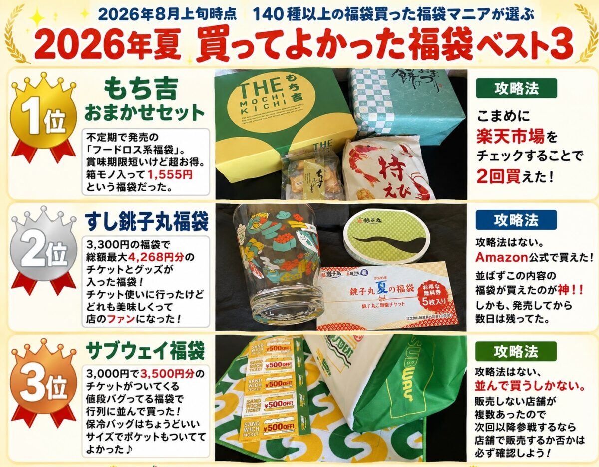 夏の福袋ランキング2026