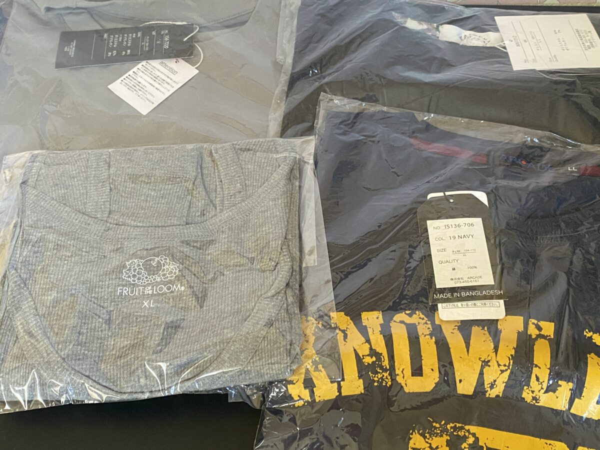 メンズTシャツ福袋を開封。アーケードの夏福袋中身ネタバレ
