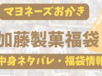 マヨネーズおかきが人気の加藤製菓福袋を楽天で買ったので中身ネタバレ