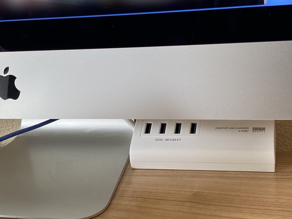 クランプ式USB充電器
