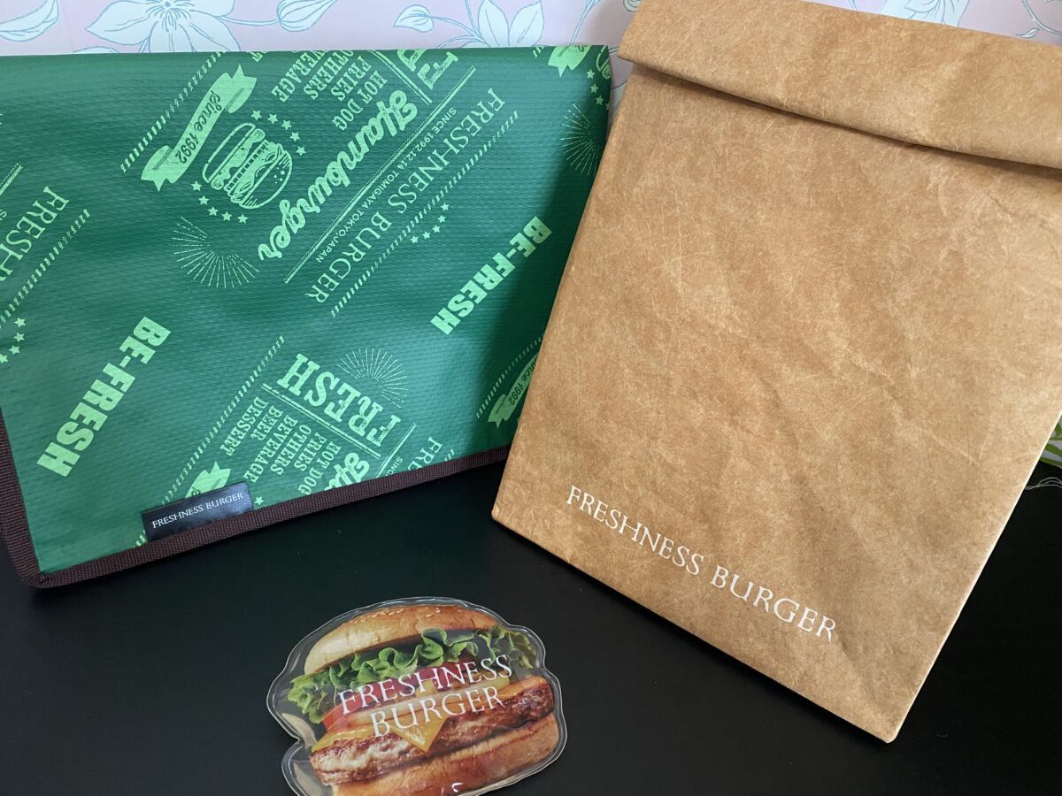 フレッシュネスバーガーの保冷バッグ