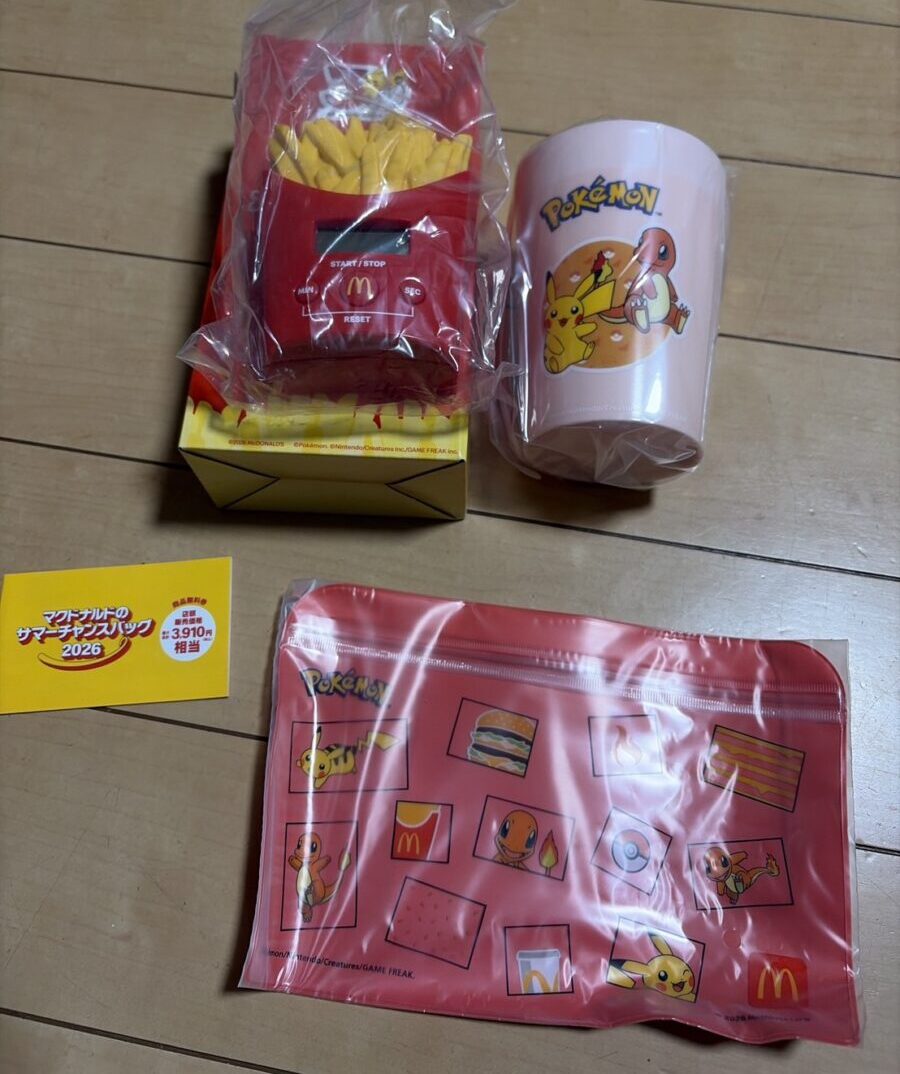 マクドナルド福袋2026夏のポケモンコラボ