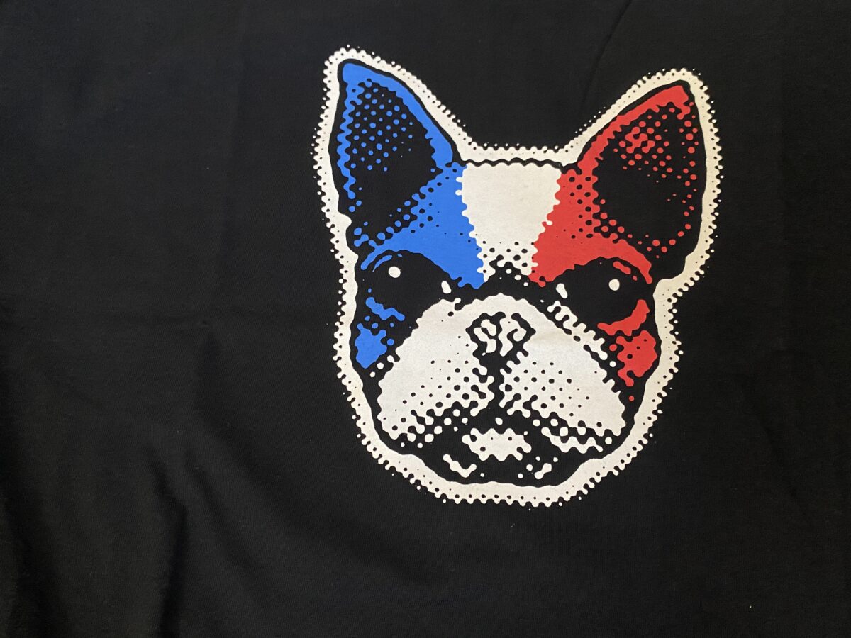 オジコ福袋に入っていたフレンチブルドッグのTシャツ