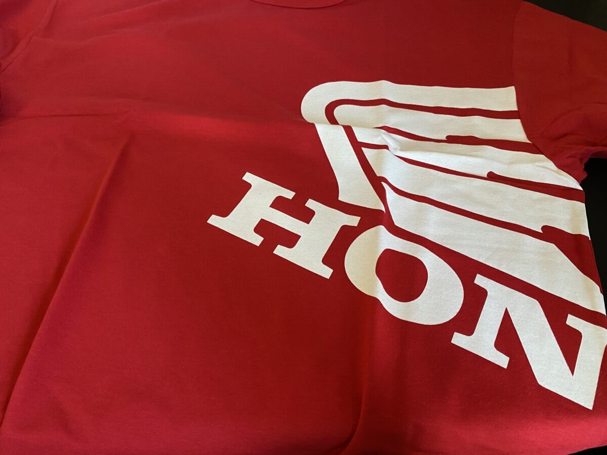 ホンダのTシャツがオジコの福袋に入っていた