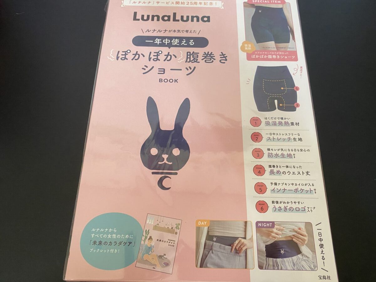 宝島社夏の福袋に入っていた腹巻きショーツ