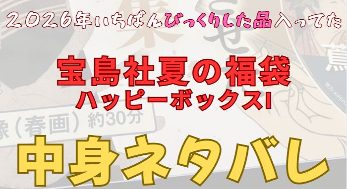 宝島社2026年夏の福袋ハッピーボックスIの中身ネタバレ記事アイキャッチ画像